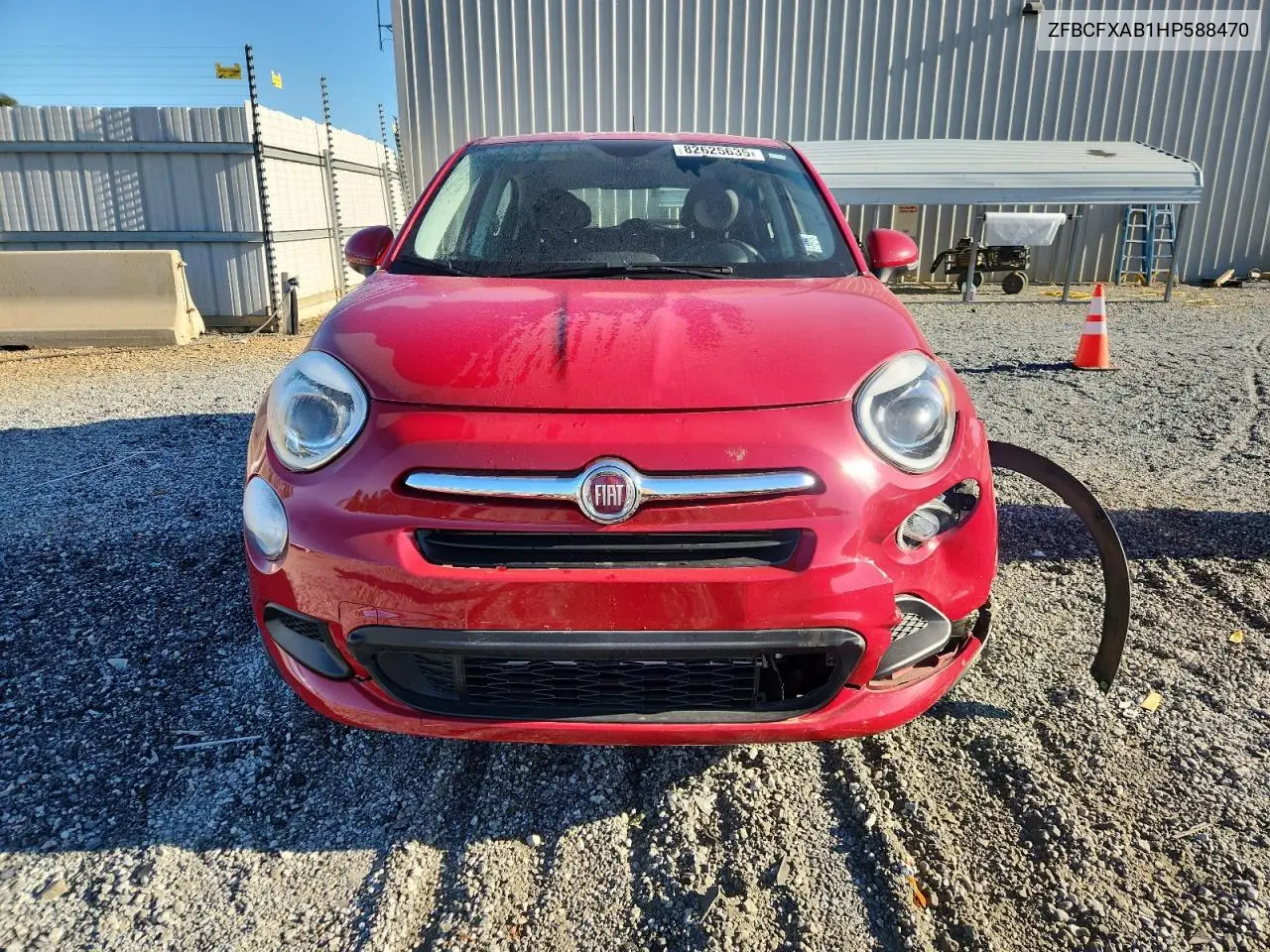 2017 Fiat 500X Pop VIN: ZFBCFXAB1HP588470 Lot: 82625635