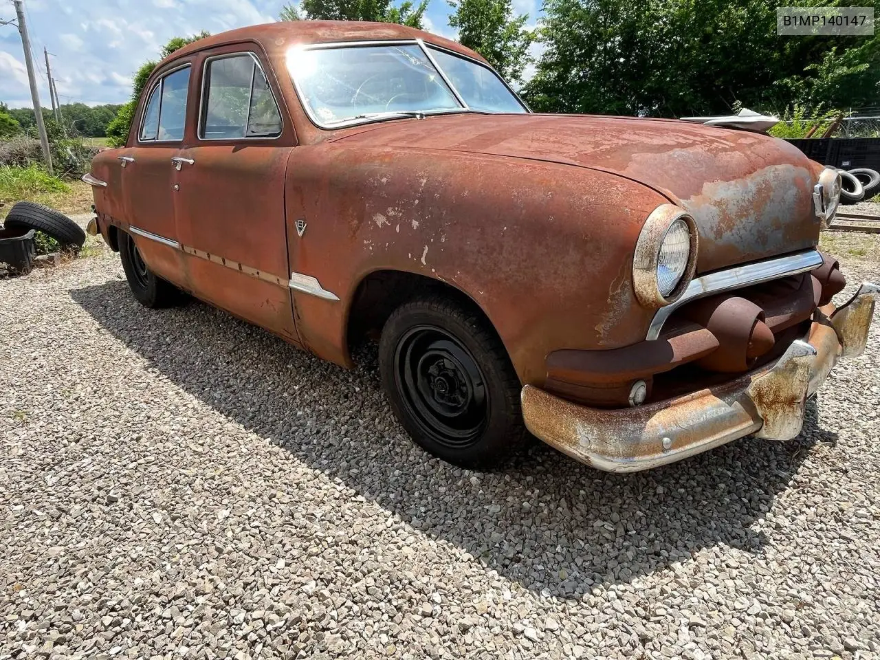 1951 Ford Custom 4Door VIN: B1MP140147 Lot: 55955516