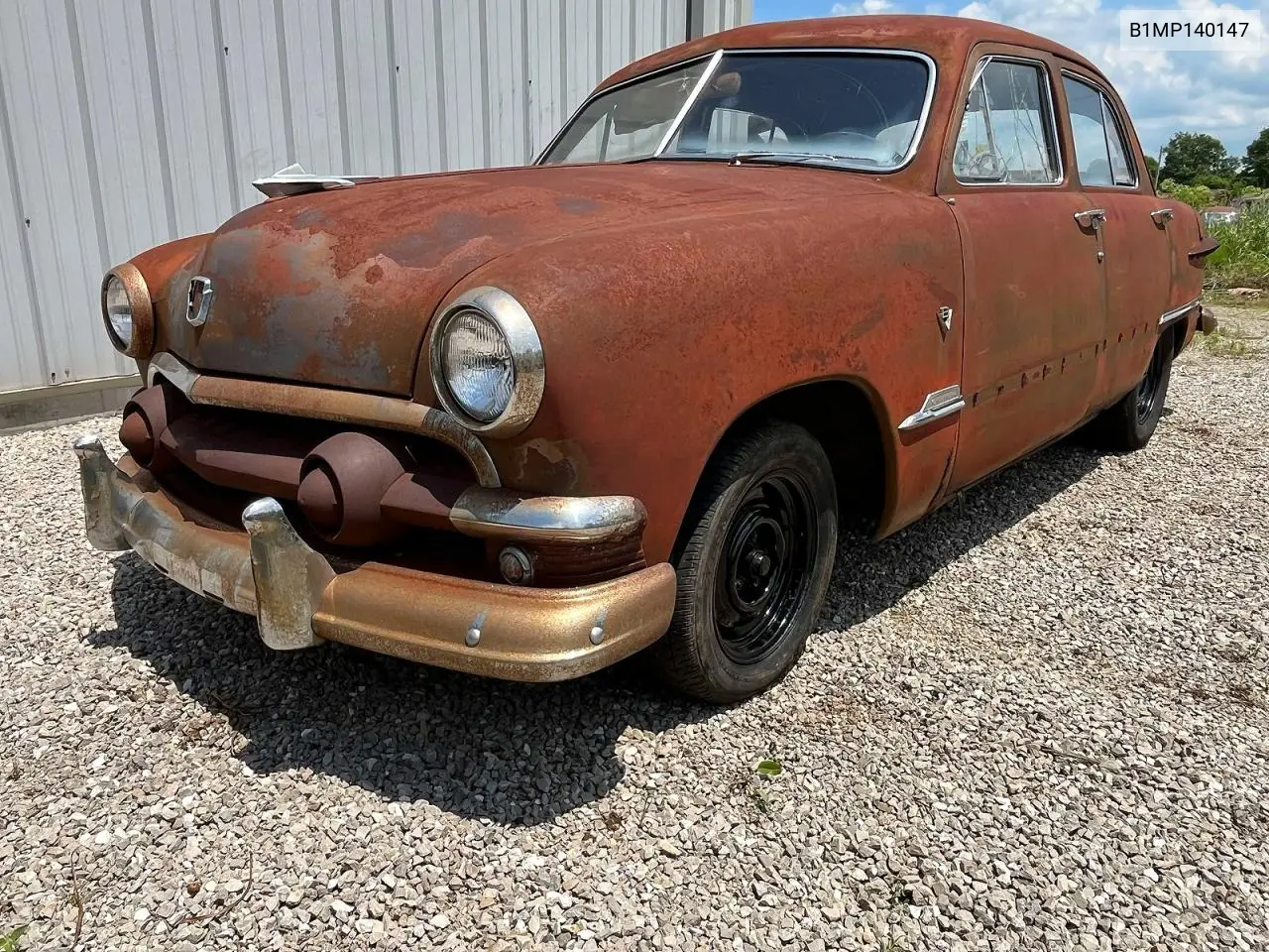 1951 Ford Custom 4Door VIN: B1MP140147 Lot: 55955516