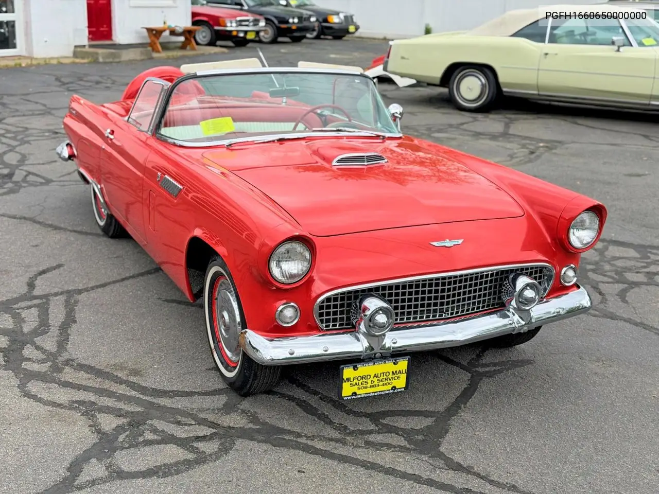 1956 Ford Thundrbird VIN: PGFH1660650000000 Lot: 58227596