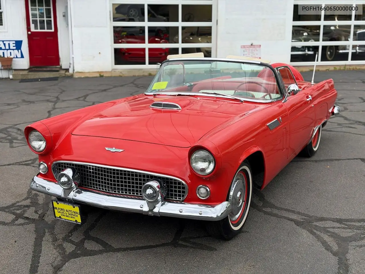 1956 Ford Thundrbird VIN: PGFH1660650000000 Lot: 58227596