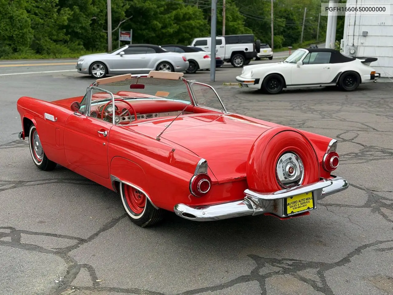 1956 Ford Thundrbird VIN: PGFH1660650000000 Lot: 58227596
