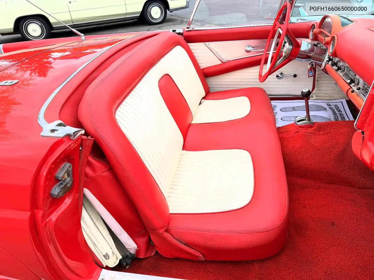 1956 Ford Thundrbird VIN: PGFH1660650000000 Lot: 58227596