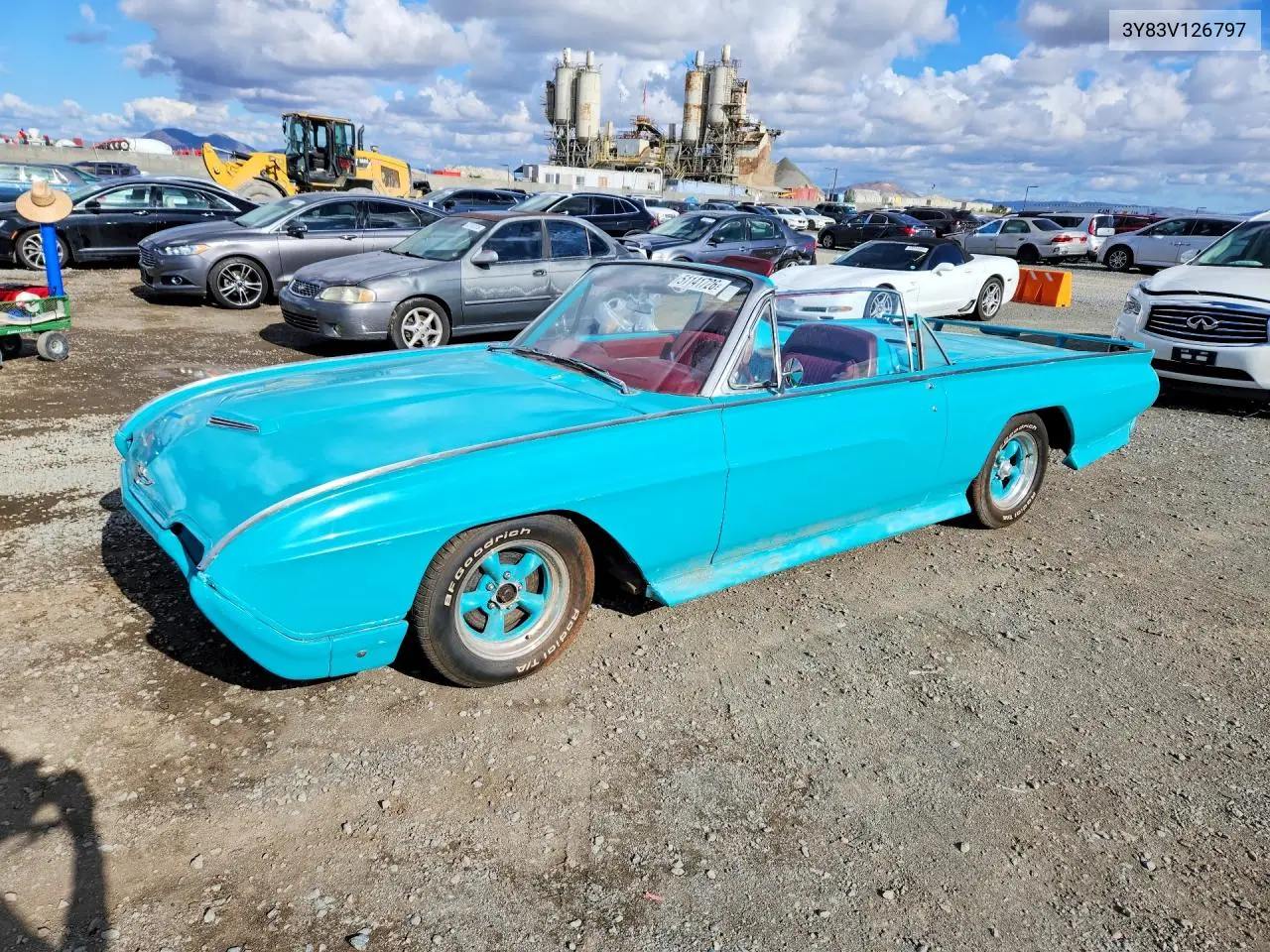 1963 Ford Thunderbird VIN: 3Y83V126797 Lot: 51141726