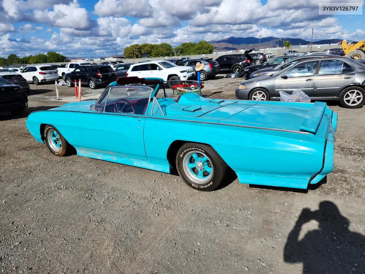 1963 Ford Thunderbird VIN: 3Y83V126797 Lot: 51141726