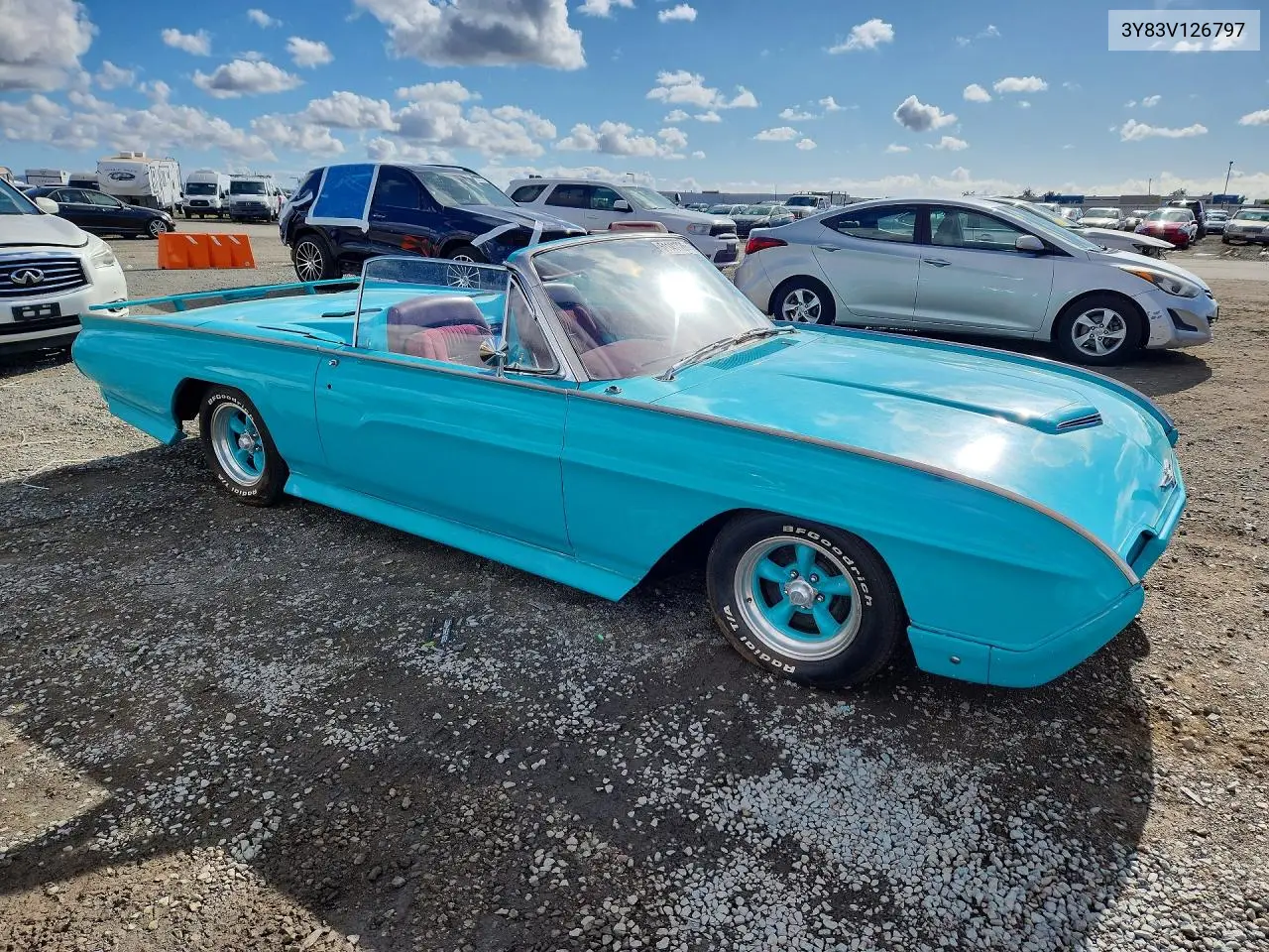 1963 Ford Thunderbird VIN: 3Y83V126797 Lot: 51141726