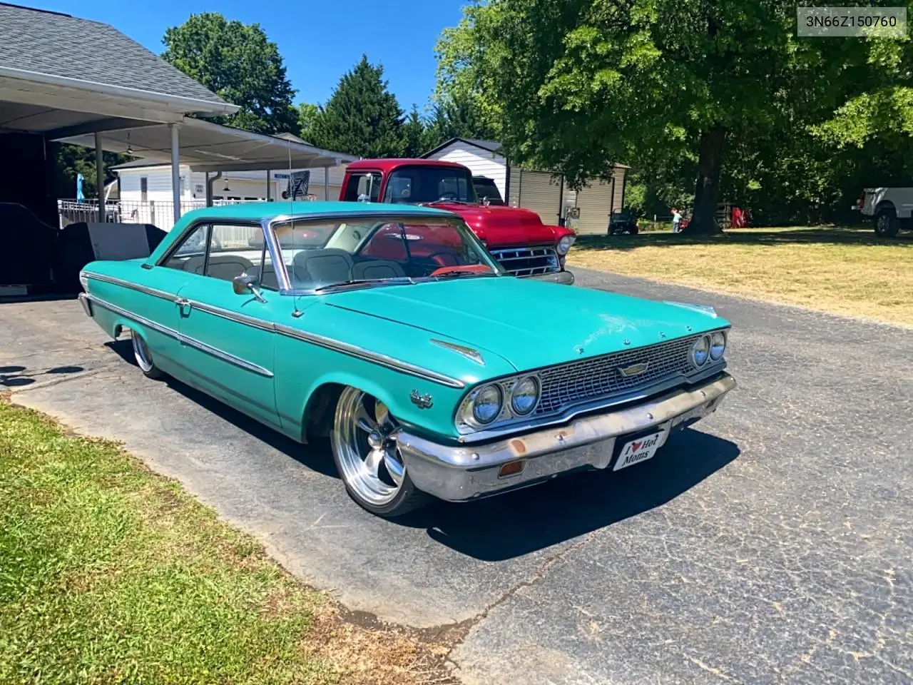 1963 Ford Galaxie 500 Xl VIN: 3N66Z150760 Lot: 52601626
