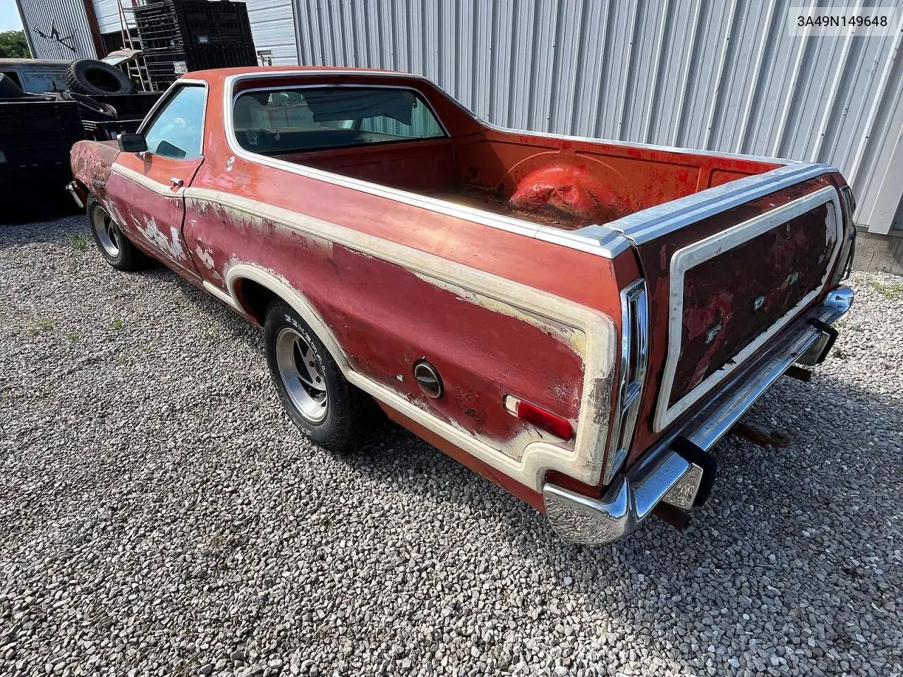 1973 Ford Ranchero Squire VIN: 3A49N149648 Lot: 56547466