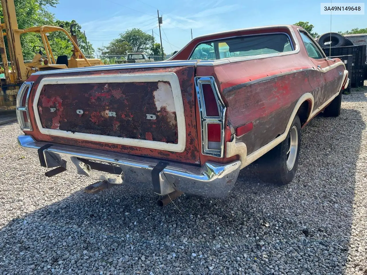 1973 Ford Ranchero Squire VIN: 3A49N149648 Lot: 56547466