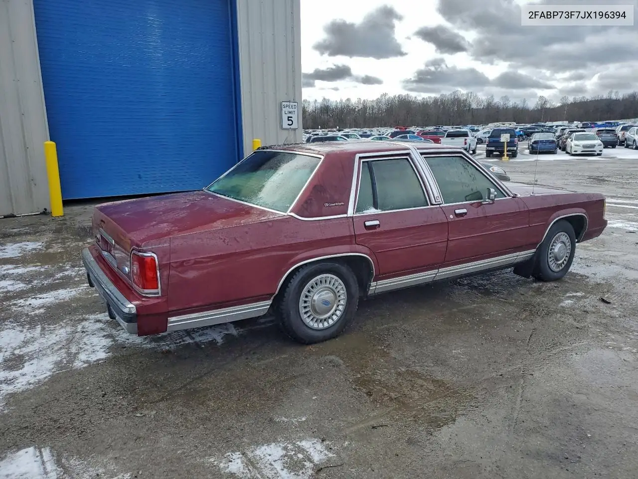 1988 Ford Crown Victoria VIN: 2FABP73F7JX196394 Lot: 95672835