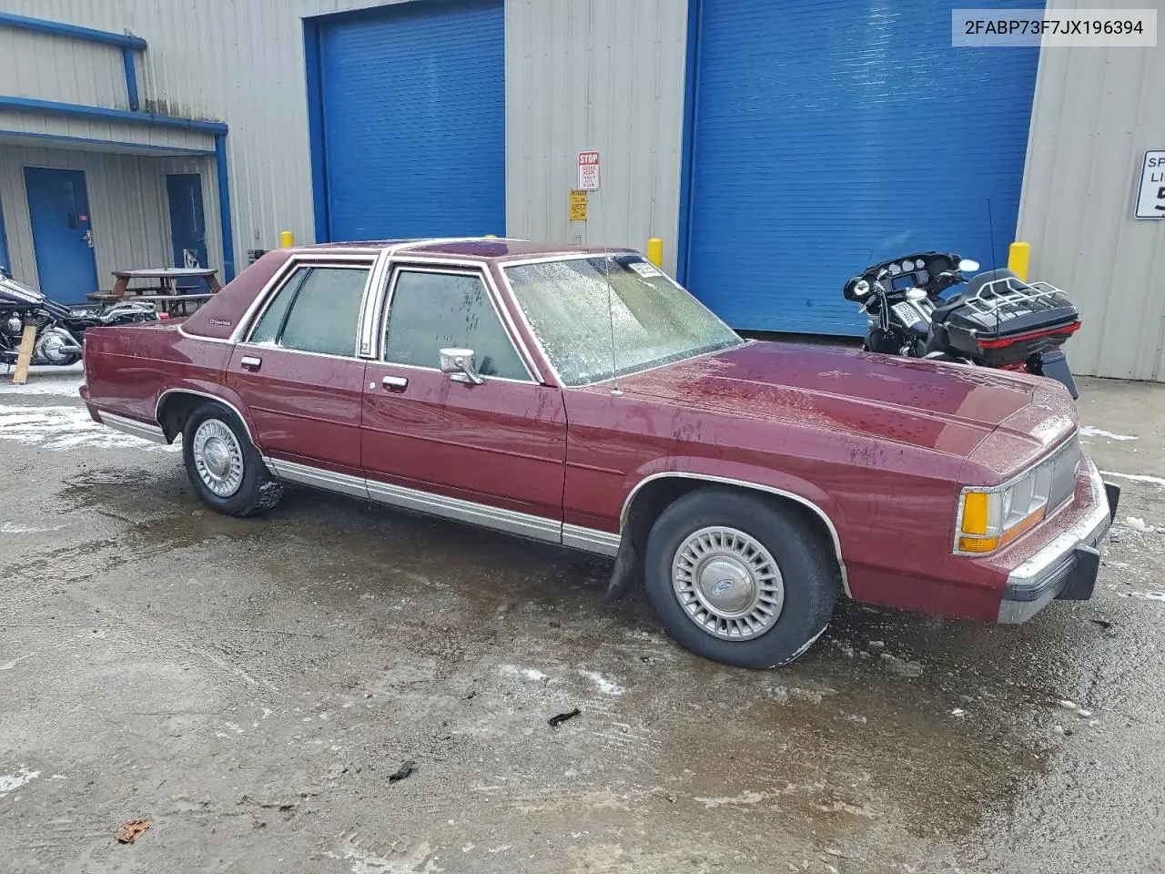 1988 Ford Crown Victoria VIN: 2FABP73F7JX196394 Lot: 95672835