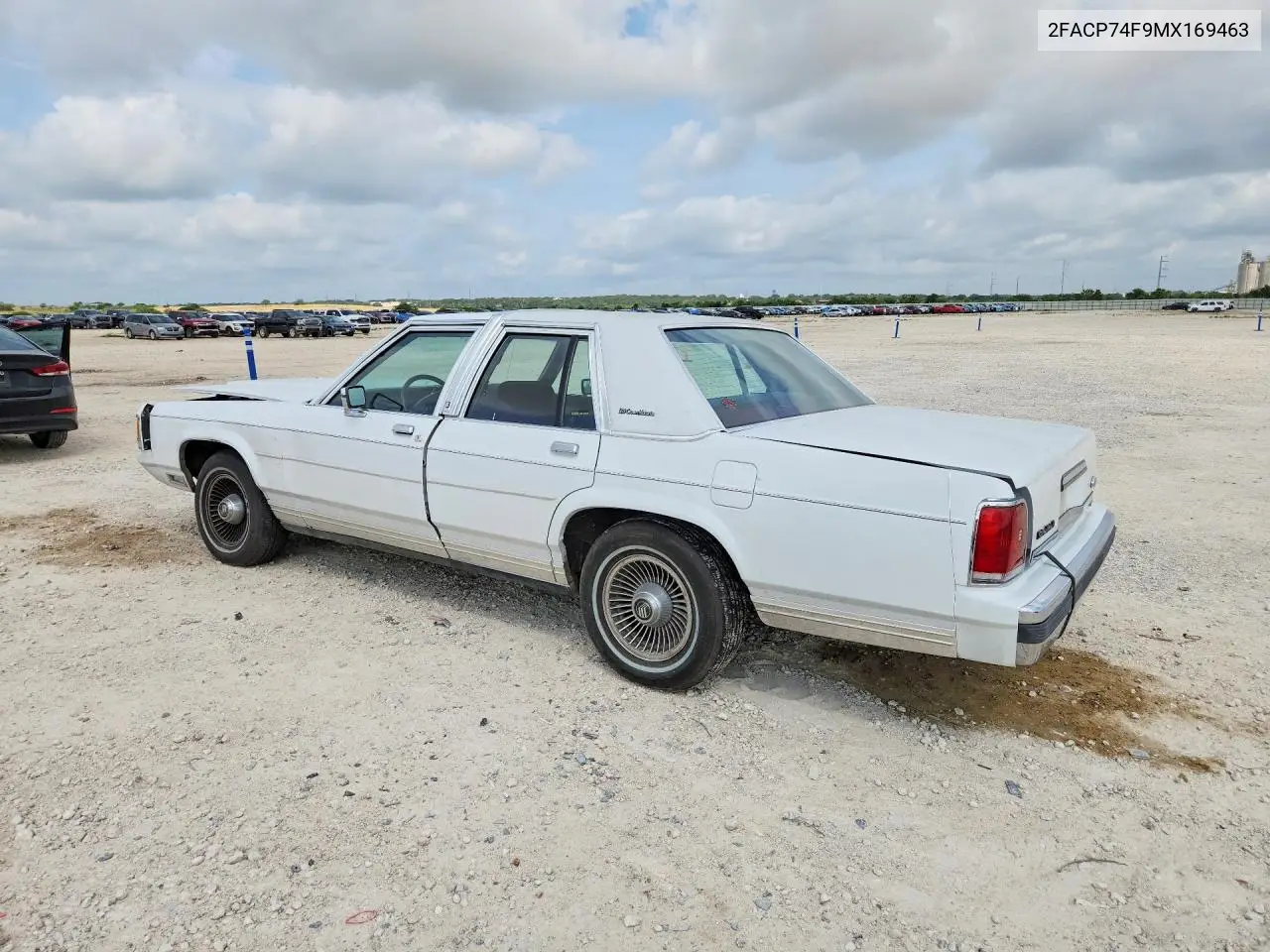 1991 Ford Crown Victoria Lx VIN: 2FACP74F9MX169463 Lot: 58614056