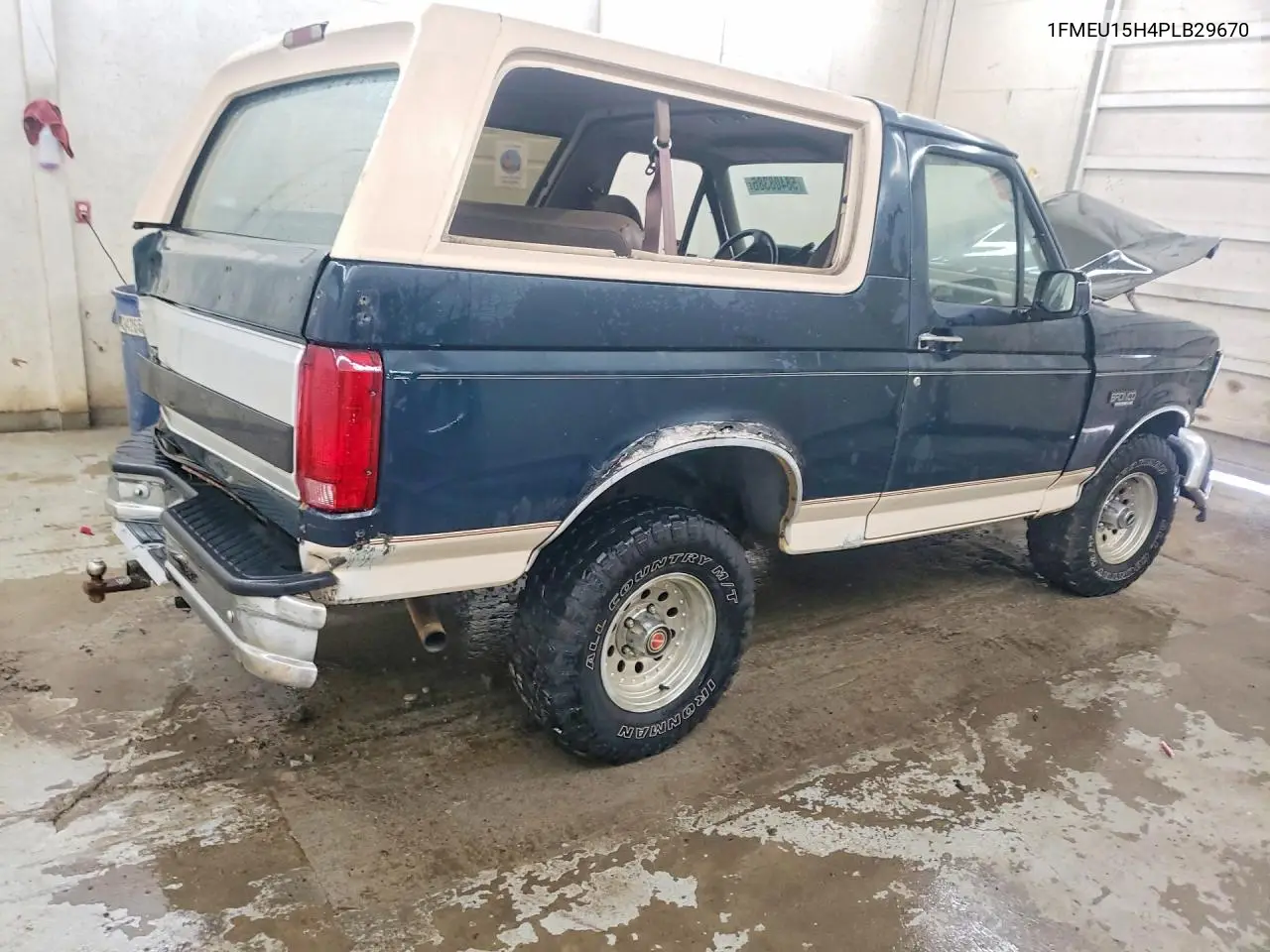 1993 Ford Bronco U100 VIN: 1FMEU15H4PLB29670 Lot: 58408386
