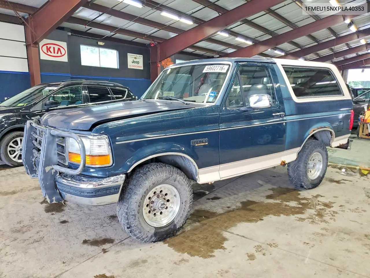 1993 Ford Bronco U100 VIN: 1FMEU15NXPLA40353 Lot: 59602716