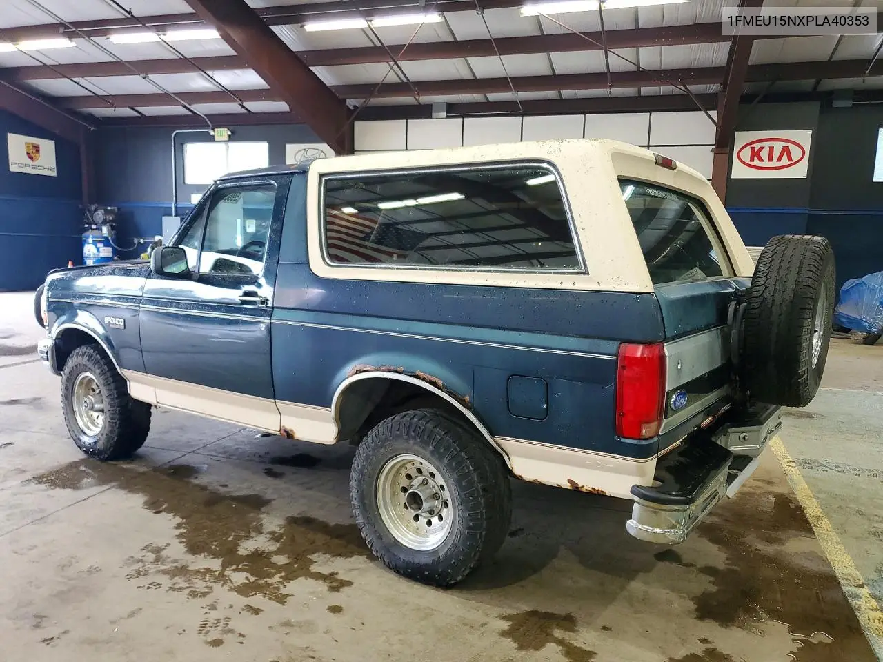 1993 Ford Bronco U100 VIN: 1FMEU15NXPLA40353 Lot: 59602716
