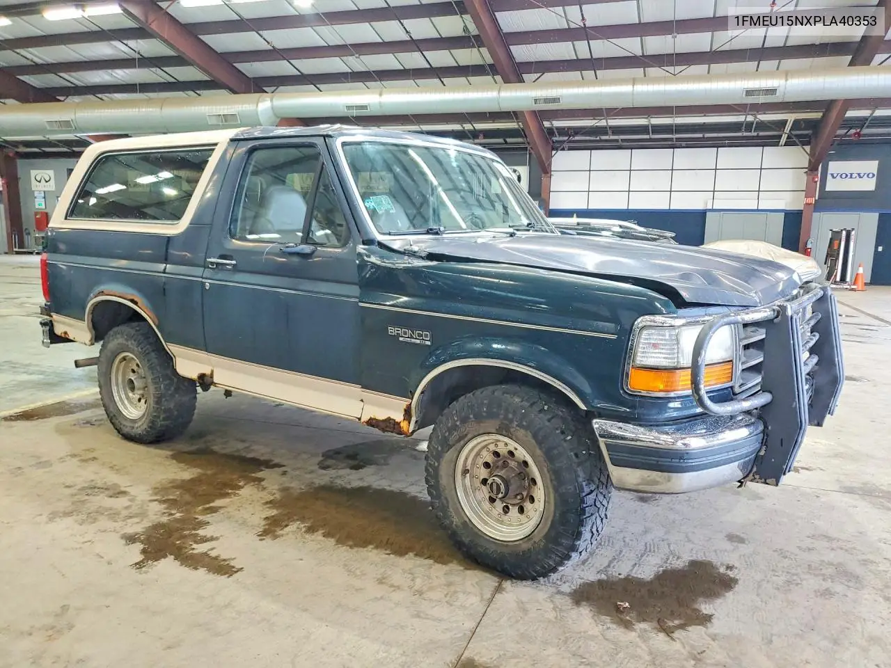 1993 Ford Bronco U100 VIN: 1FMEU15NXPLA40353 Lot: 59602716