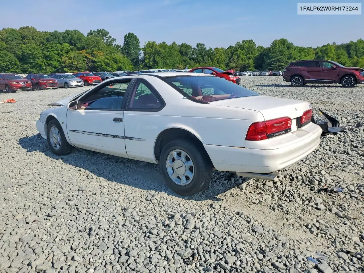 1994 Ford Thunderbird Lx VIN: 1FALP62W0RH173244 Lot: 55941656
