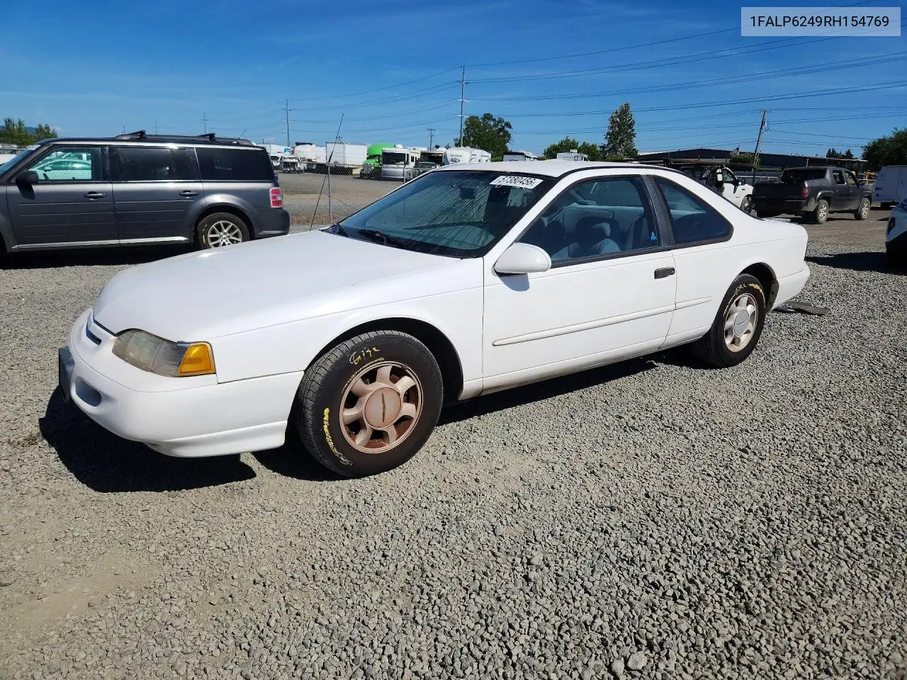 1994 Ford Thunderbird Lx VIN: 1FALP6249RH154769 Lot: 57380456