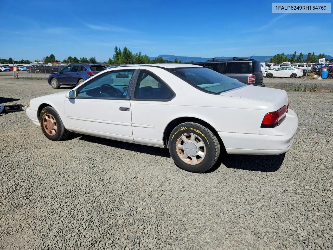 1994 Ford Thunderbird Lx VIN: 1FALP6249RH154769 Lot: 57380456