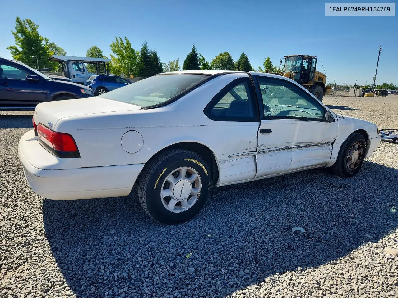 1994 Ford Thunderbird Lx VIN: 1FALP6249RH154769 Lot: 57380456