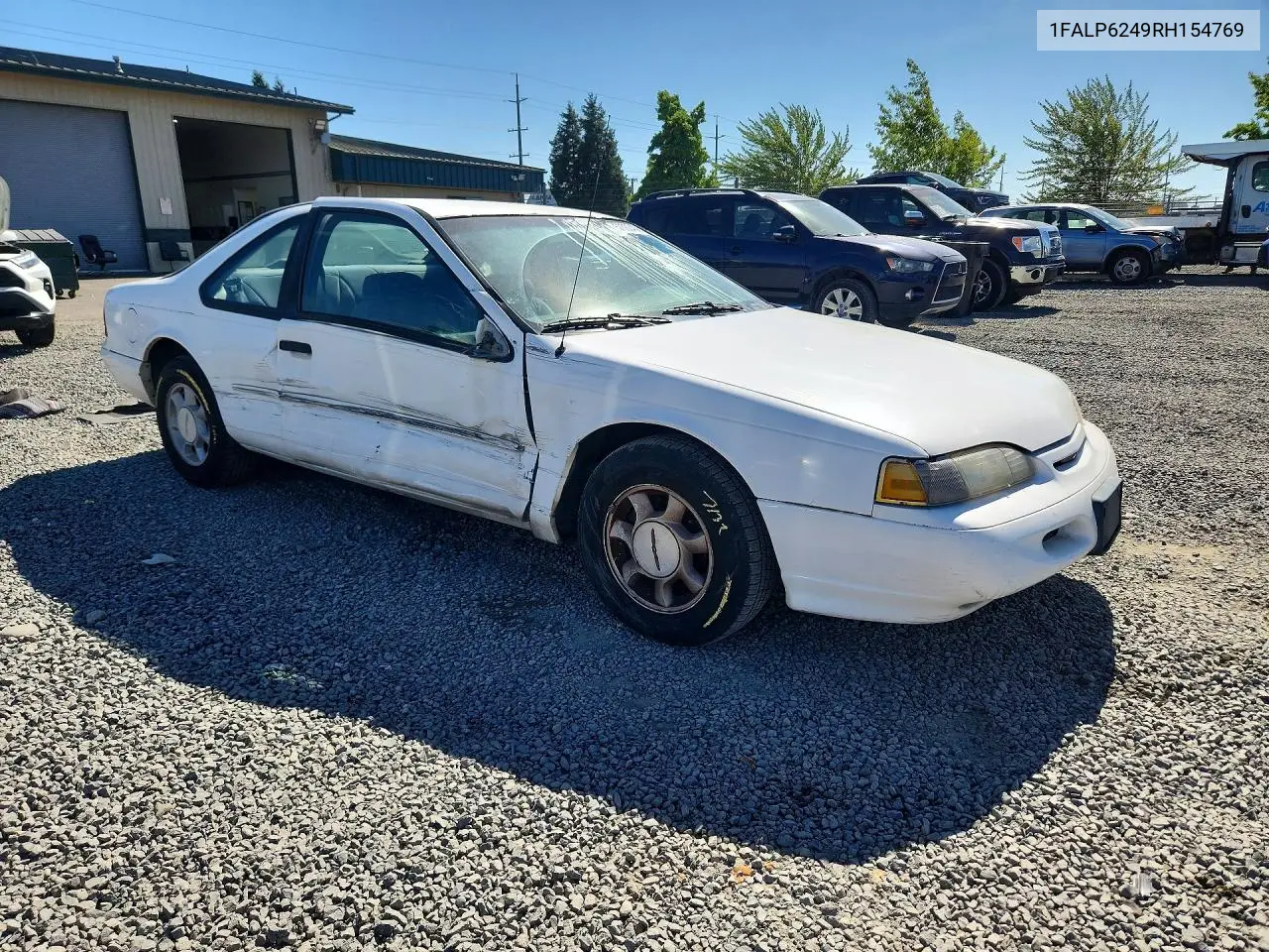 1994 Ford Thunderbird Lx VIN: 1FALP6249RH154769 Lot: 57380456