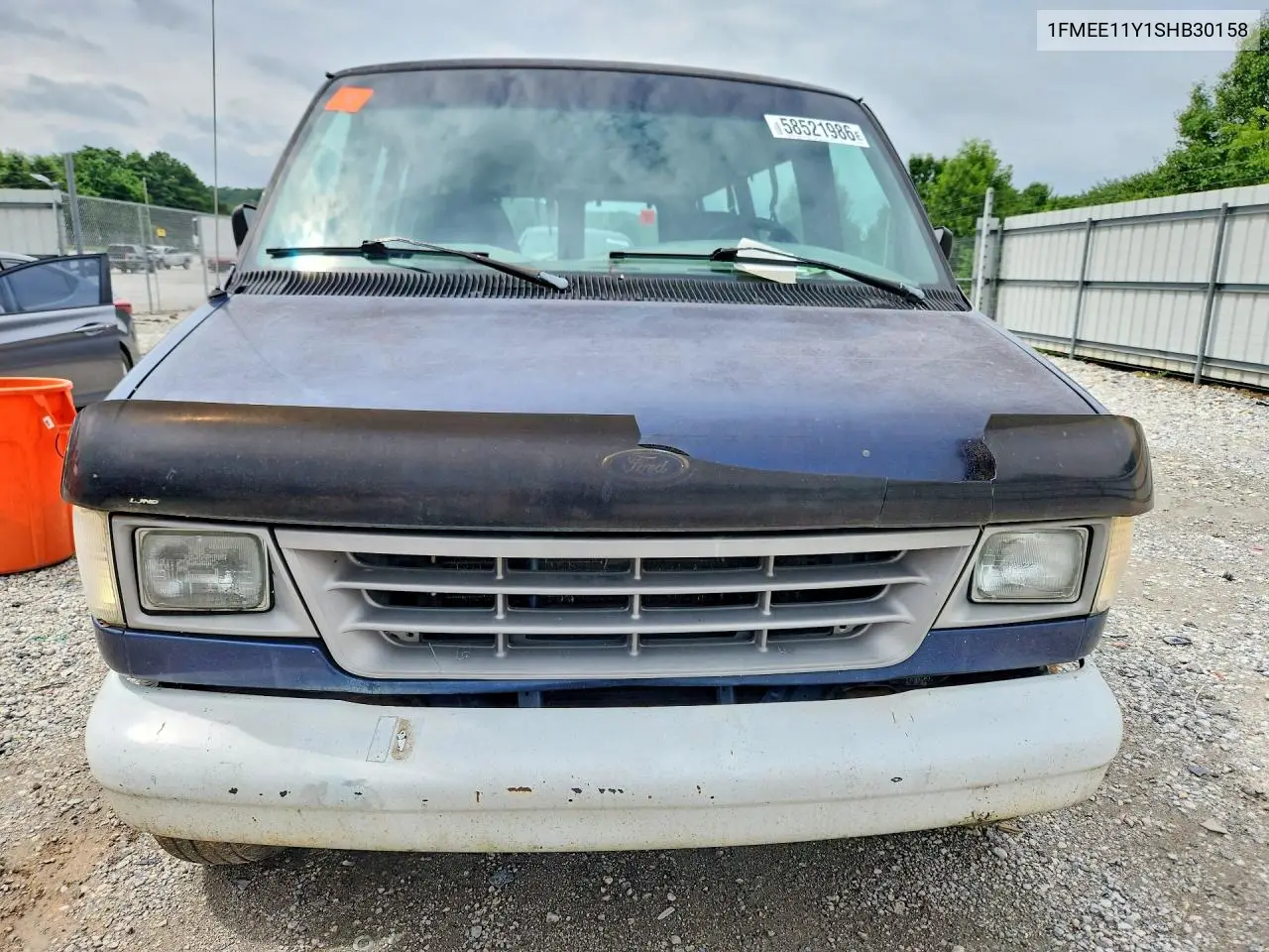 1995 Ford Econoline E150 VIN: 1FMEE11Y1SHB30158 Lot: 58521986