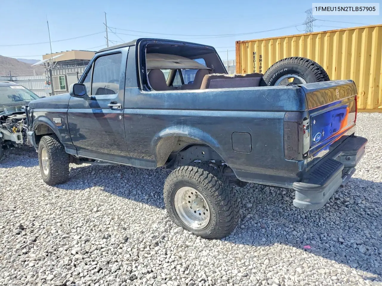 1996 Ford Bronco U100 VIN: 1FMEU15N2TLB57905 Lot: 55067016