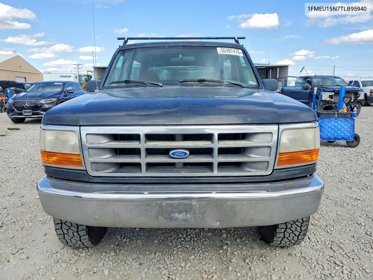1996 Ford Bronco U100 VIN: 1FMEU15N7TLB95940 Lot: 55397476
