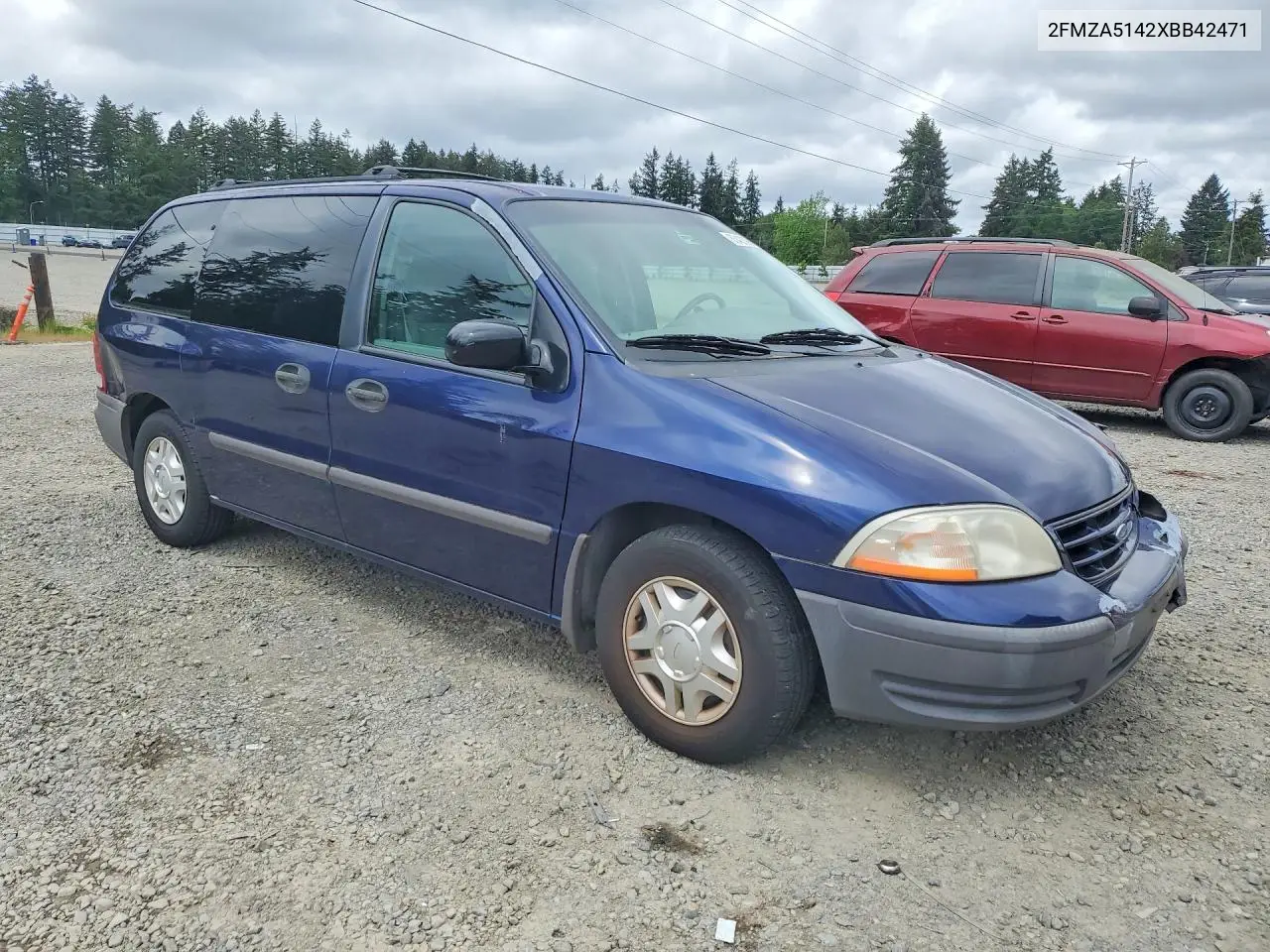 1999 Ford Windstar Lx VIN: 2FMZA5142XBB42471 Lot: 53420996