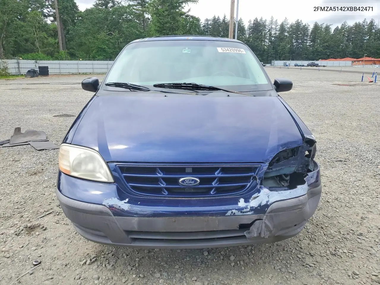 1999 Ford Windstar Lx VIN: 2FMZA5142XBB42471 Lot: 53420996