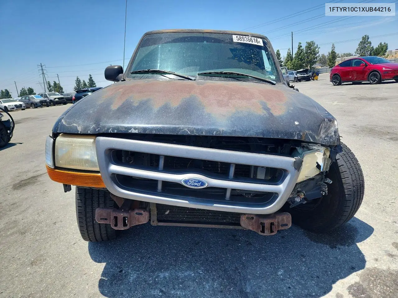 1999 Ford Ranger VIN: 1FTYR10C1XUB44216 Lot: 58936616