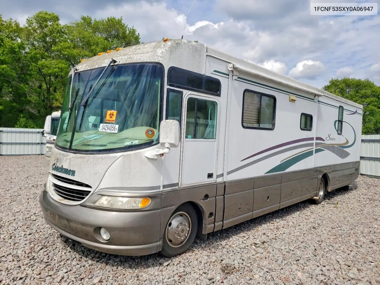 2000 Coachmen Santara Rv VIN: 1FCNF53SXY0A06947 Lot: 54294056