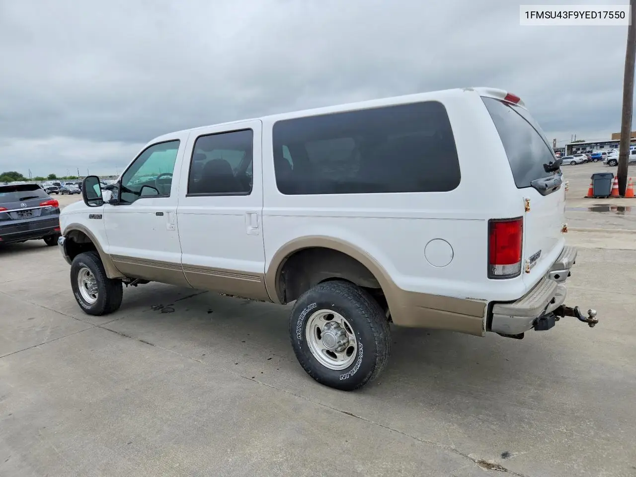 2000 Ford Excursion Limited VIN: 1FMSU43F9YED17550 Lot: 54431466