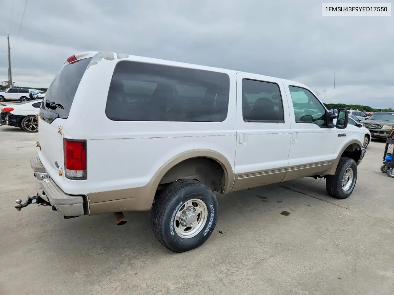 2000 Ford Excursion Limited VIN: 1FMSU43F9YED17550 Lot: 54431466
