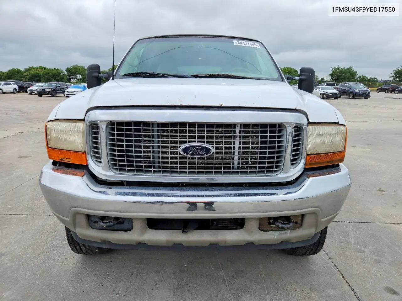 2000 Ford Excursion Limited VIN: 1FMSU43F9YED17550 Lot: 54431466