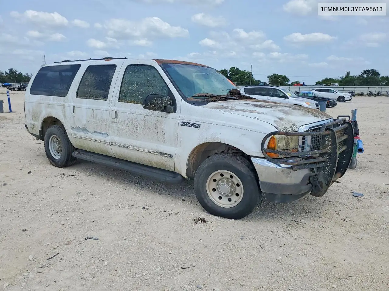 2000 Ford Excursion Xlt VIN: 1FMNU40L3YEA95613 Lot: 58741916