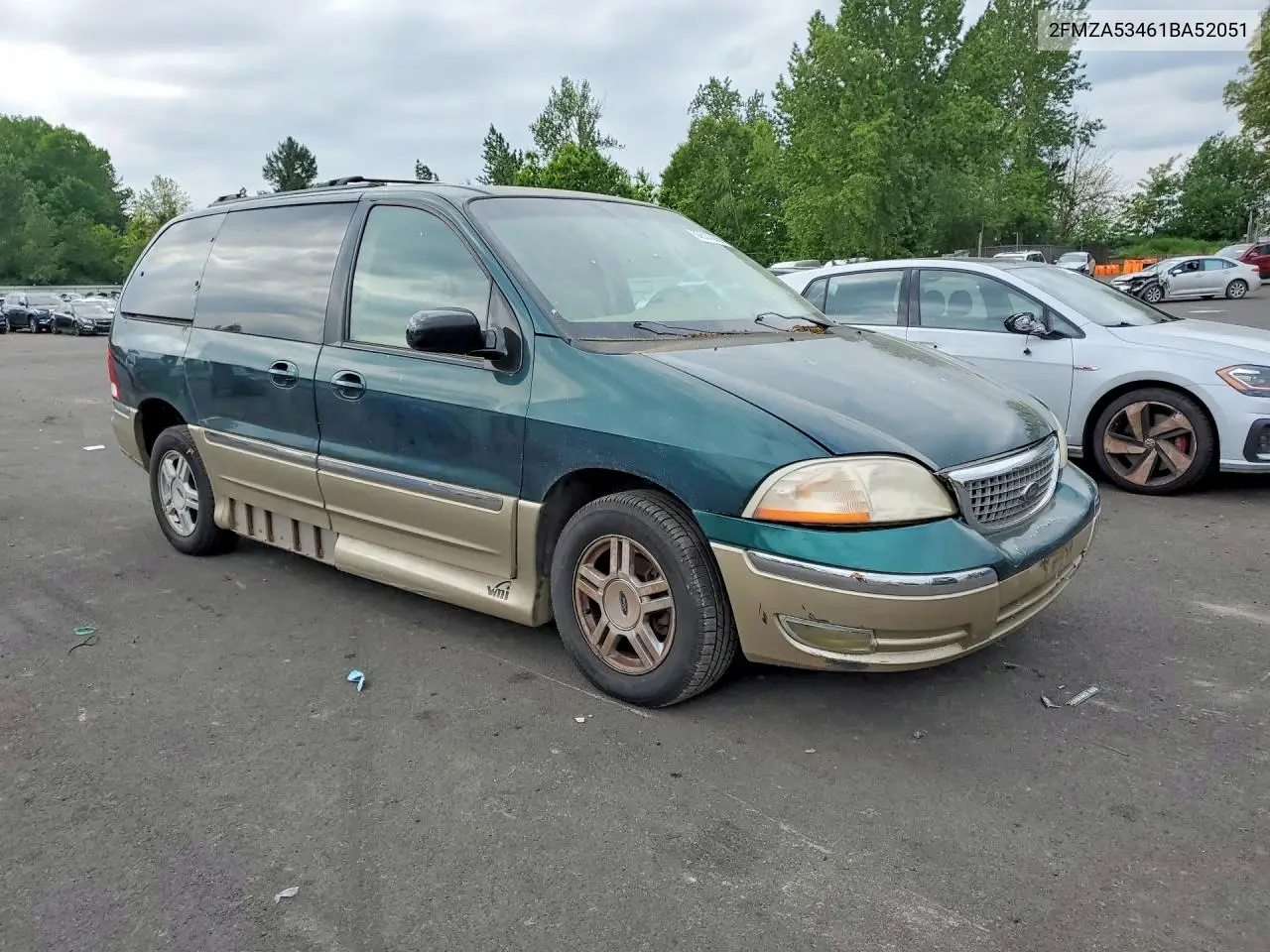 2001 Ford Windstar Sel VIN: 2FMZA53461BA52051 Lot: 52827276