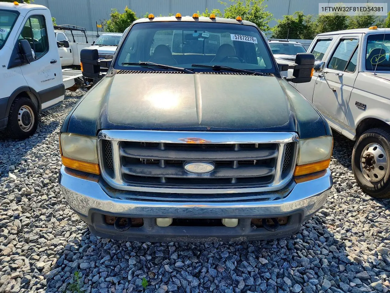 2001 Ford F350 Super Duty VIN: 1FTWW32F81ED54381 Lot: 57872276
