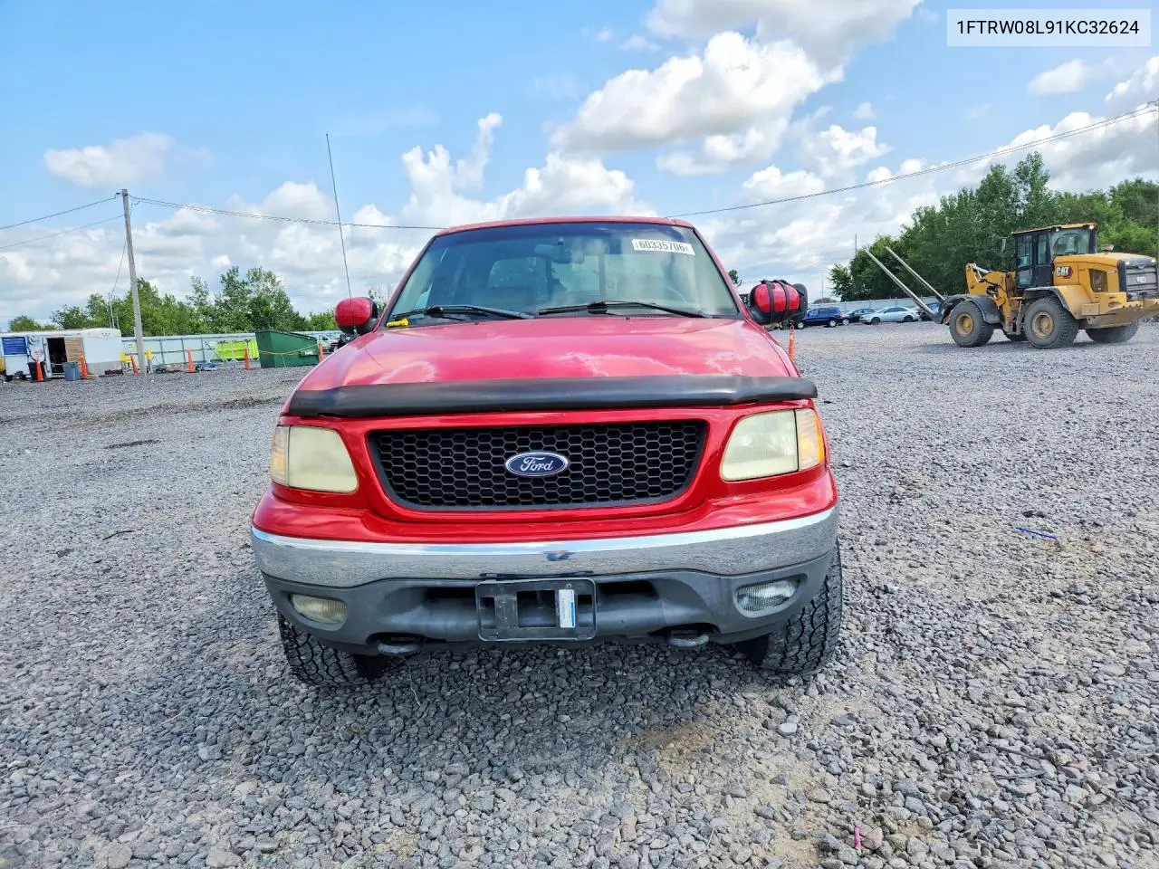 2001 Ford F150 Supercrew VIN: 1FTRW08L91KC32624 Lot: 60335706