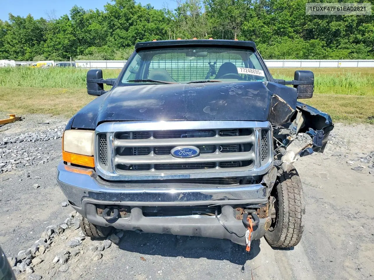 2001 Ford F450 Super Duty VIN: 1FDXF47F61EA02821 Lot: 77248895