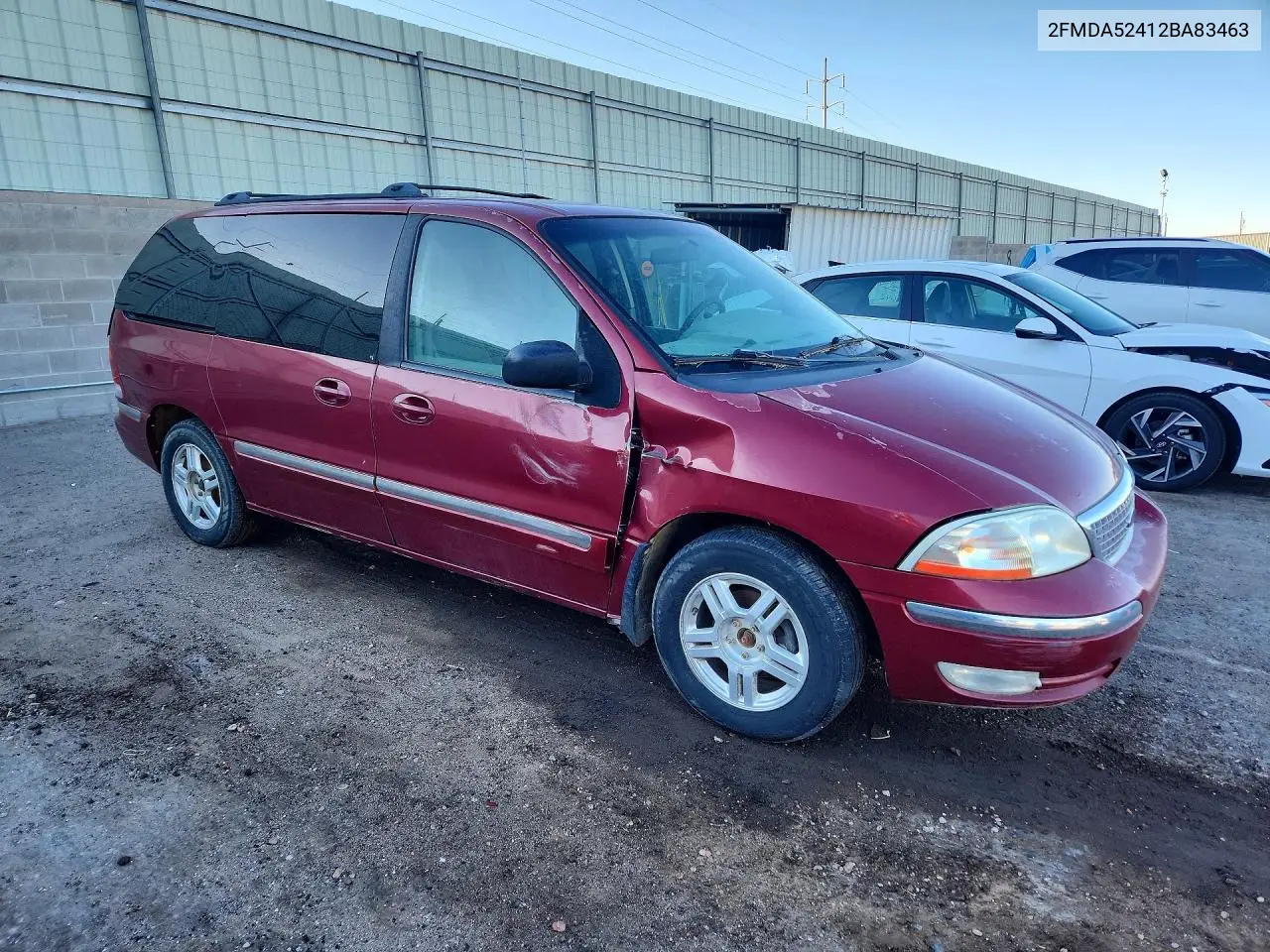 2002 Ford Windstar Se VIN: 2FMDA52412BA83463 Lot: 51932676