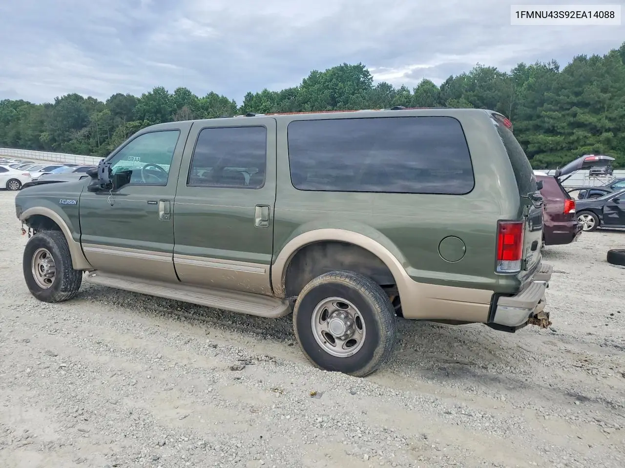 2002 Ford Excursion Limited VIN: 1FMNU43S92EA14088 Lot: 56242546