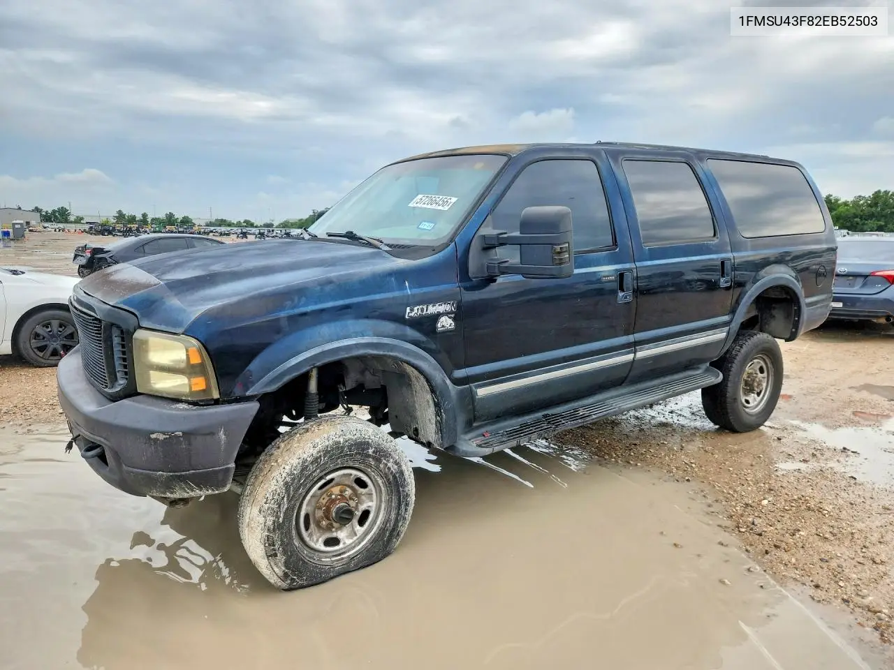 2002 Ford Excursion Limited VIN: 1FMSU43F82EB52503 Lot: 57266456