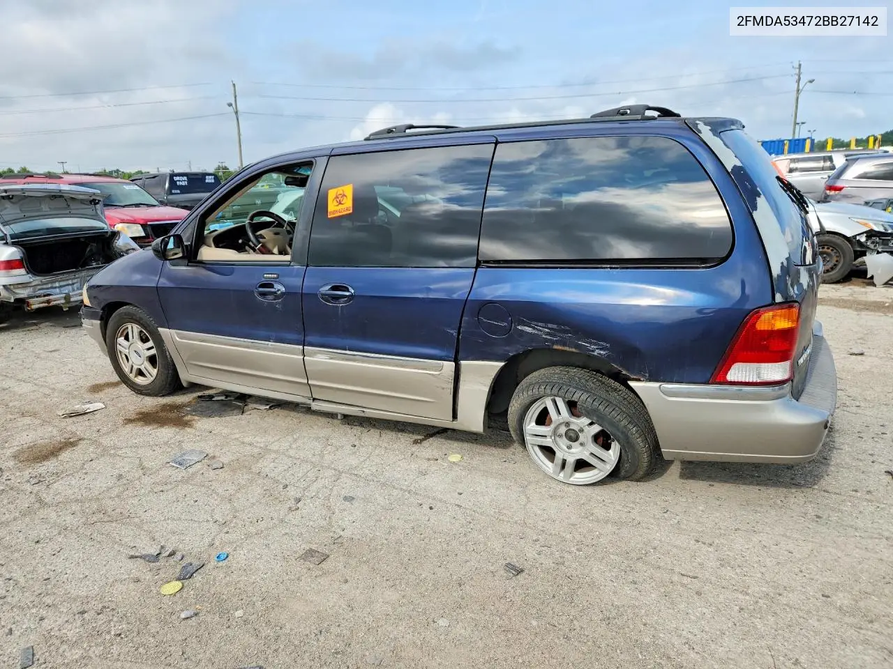 2002 Ford Windstar Sel VIN: 2FMDA53472BB27142 Lot: 59253806