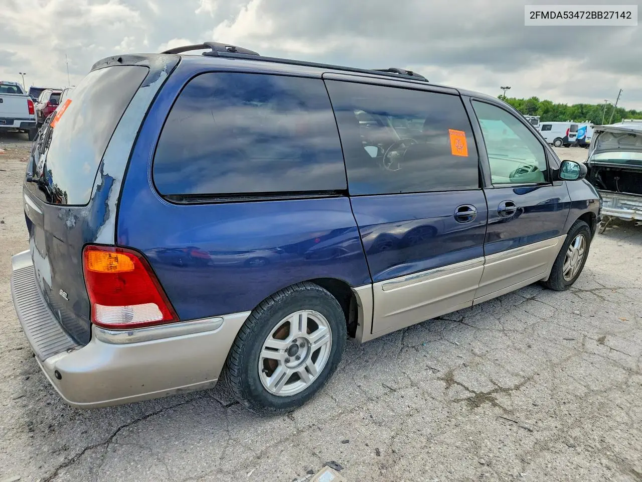 2002 Ford Windstar Sel VIN: 2FMDA53472BB27142 Lot: 59253806