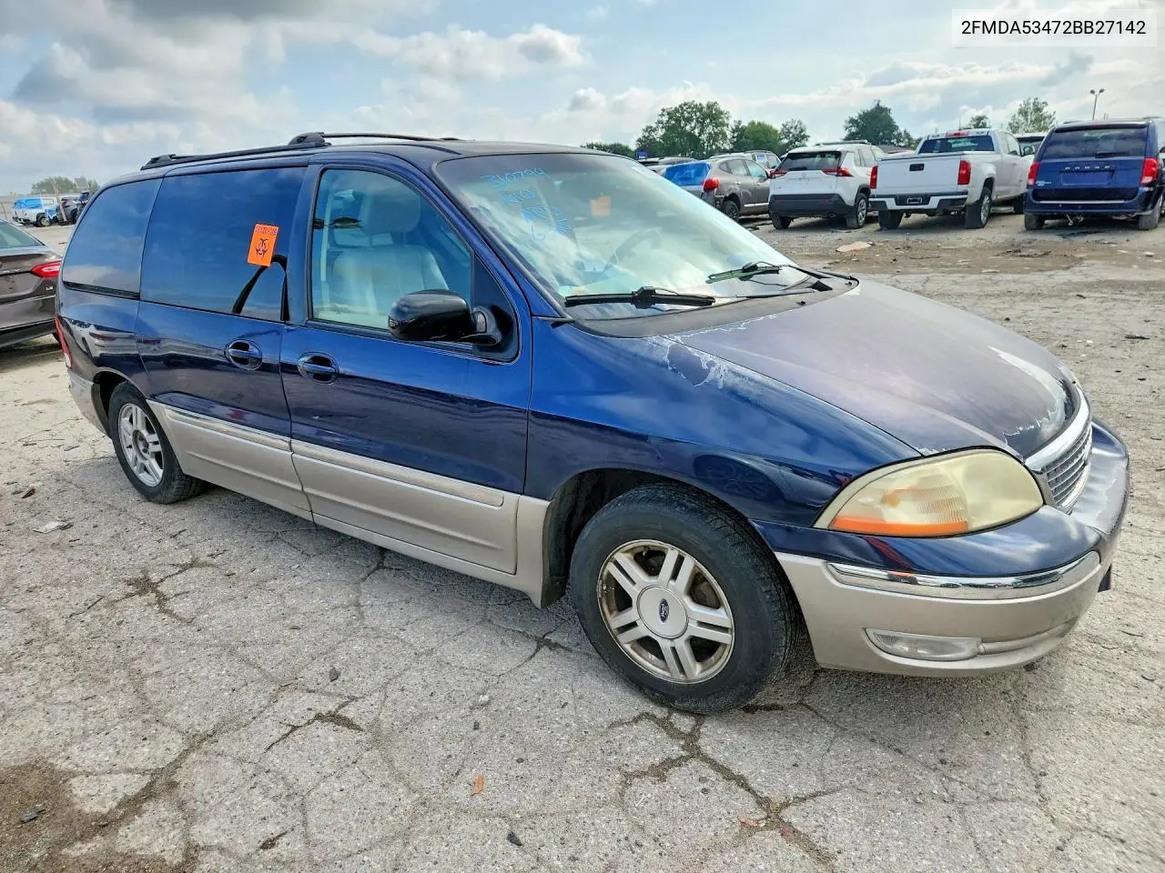 2002 Ford Windstar Sel VIN: 2FMDA53472BB27142 Lot: 59253806