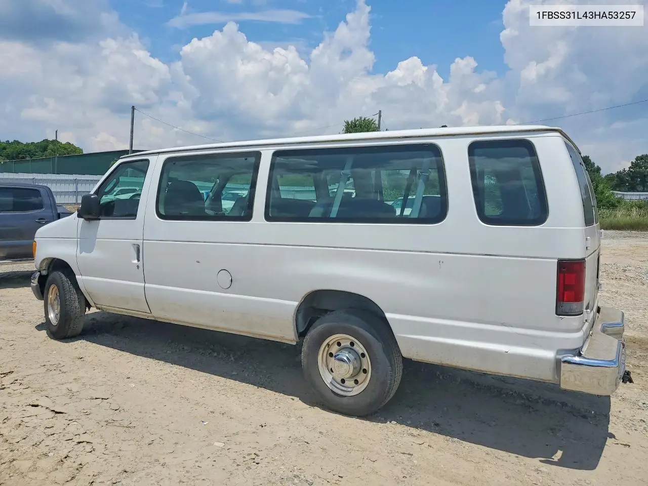 2003 Ford Econoline E350 Super Duty Wagon VIN: 1FBSS31L43HA53257 Lot: 57173036