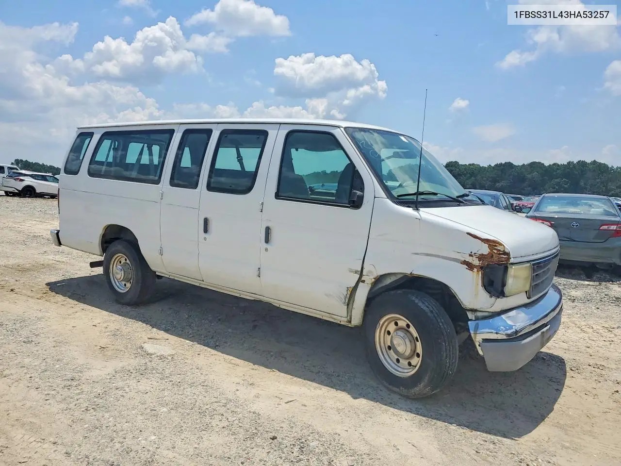 2003 Ford Econoline E350 Super Duty Wagon VIN: 1FBSS31L43HA53257 Lot: 57173036