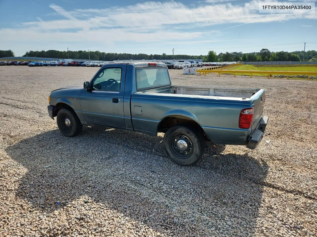 2004 Ford Ranger VIN: 1FTYR10D44PA35400 Lot: 53664306