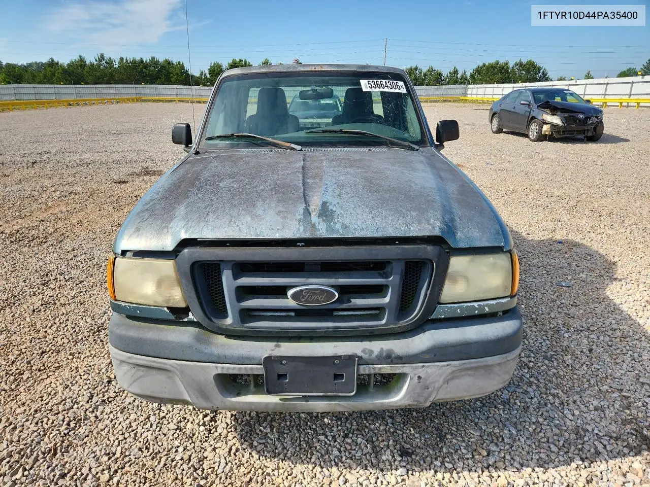 2004 Ford Ranger VIN: 1FTYR10D44PA35400 Lot: 53664306